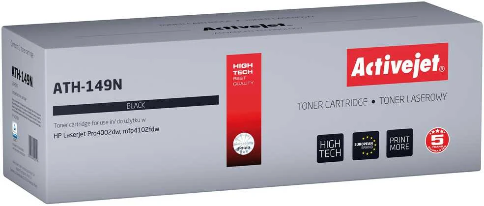 „Activejet ATH-149N“ toneris (pakeičia HP 149A HP149A W1490A; „Supreme“; 2900 puslapių; juodas)