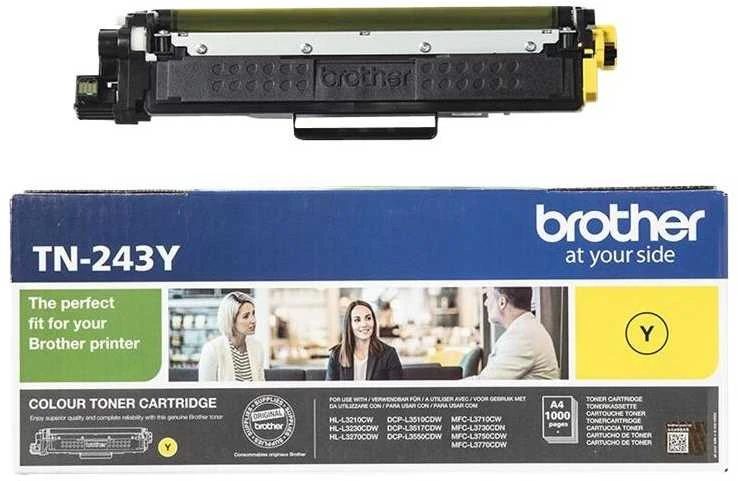 Brother Brolis TN243Y | Tonerio kasetė | Geltona
