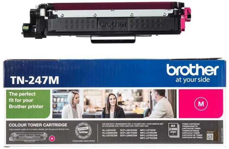 BROTHER TN-247C purpurinė tonerio kasetė, 2300 puslapių