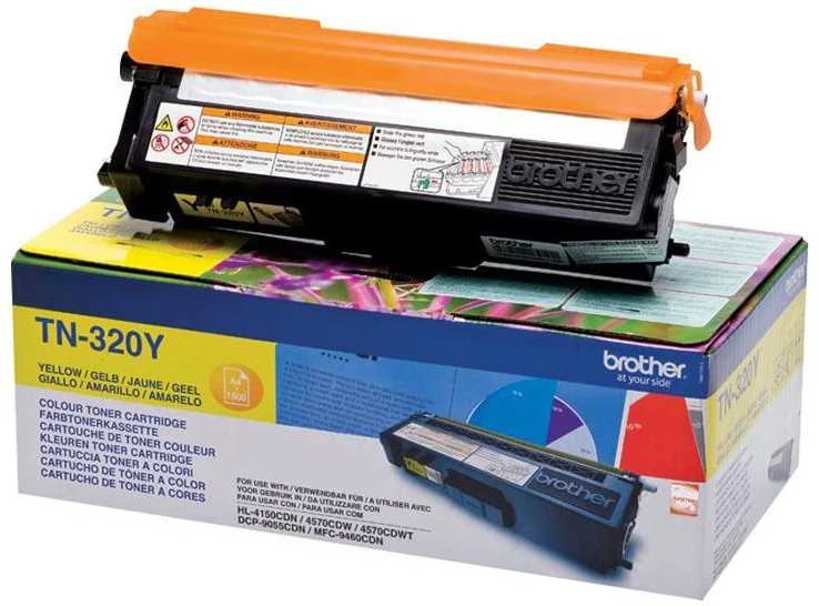 Brother TN-320, Geltona toner Brother
