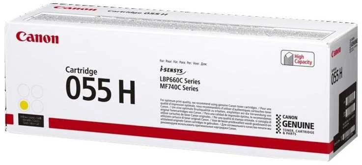 Canon CRG 055H (3017C002) Lazerinė kasetė, Geltona