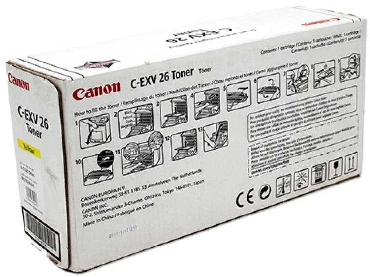 Canon kasetė EXV26Y, geltona