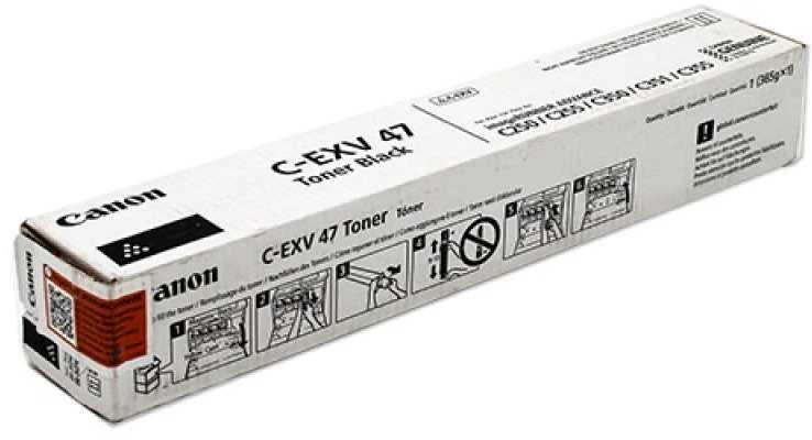 Canon C-EXV 47 (8516B002), juoda kasetė