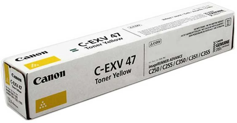 Canon C-EXV 47 (8519B002) Lazerinė kasetė, Geltona