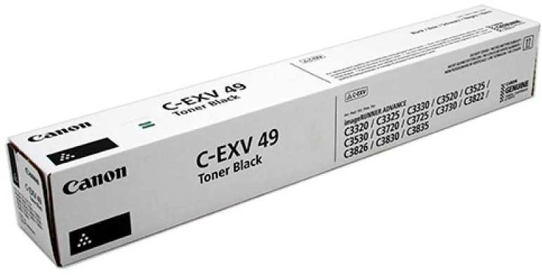 Toneris Canon C-EXV49 juodas | 36 000 pp. | iR-ADV C3320/3325/3330