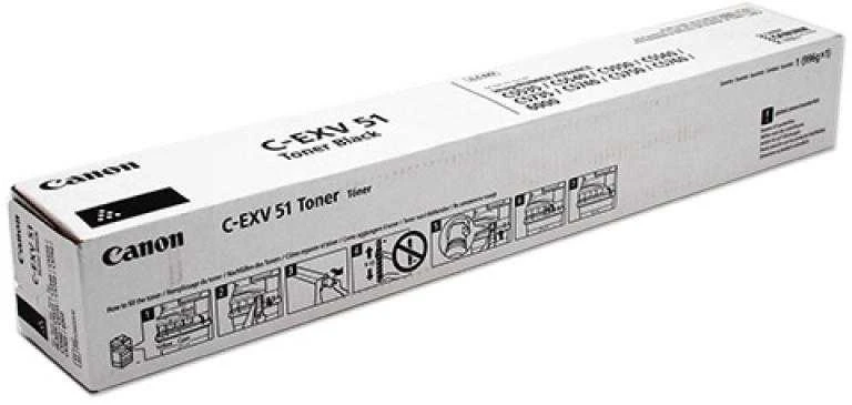 Canon C-EXV 51 (0481C002) Lazerinė kasetė, Juoda