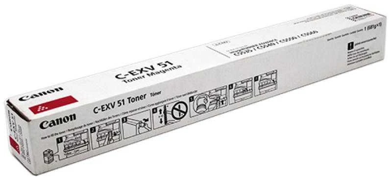 Canon C-EXV 51 (0483C002) Lazerinė kasetė, Purpurinė