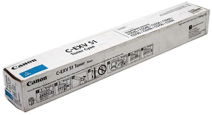 Canon C-EXV 51 (0482C002) Lazerinė kasetė, Žydra