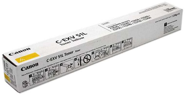 Canon C-EXV51 Originalus Geltona