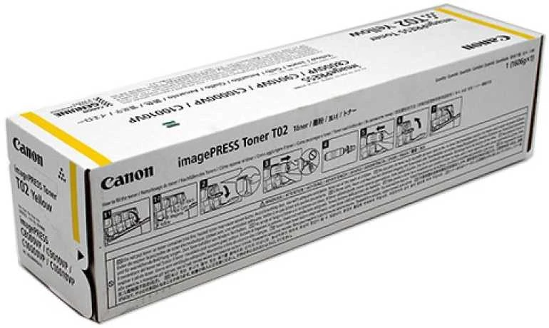 Canon kasetė T02, geltona