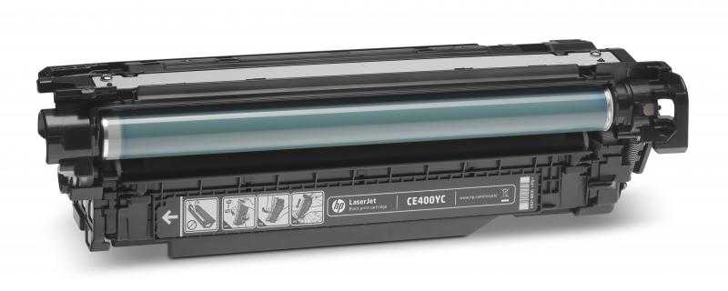 Tonerio kasetė - HP 507Y CE400YC 5500 puslapių juoda