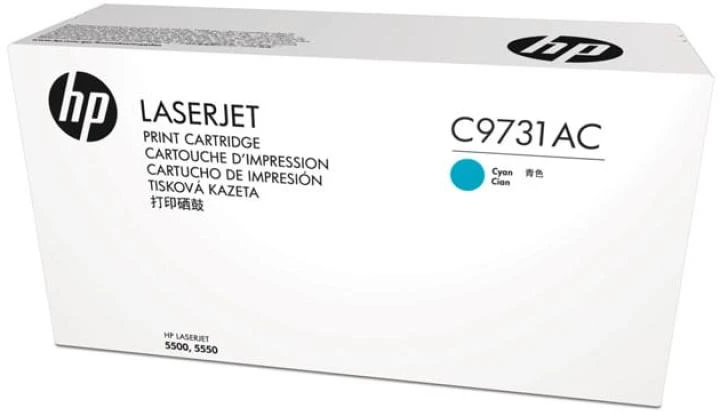Hewlett Packard (HP) HP C9731A kasetė, žydra