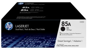 Hewlett Packard (HP) HP Toneris Juodas 85A for LaserJet P1102,P1102w,doublepack (2x1.600 pages)