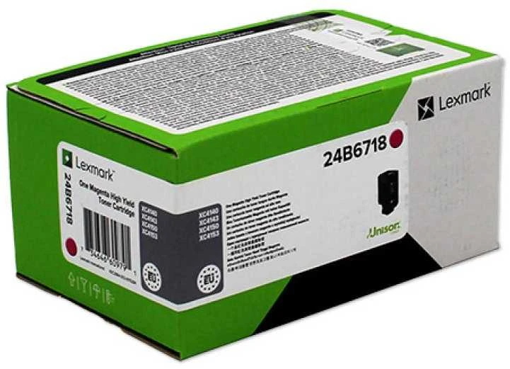 „Lexmark Magenta“ dažų kasetė XC4140 XC4150 „Lexmark“ dažai, purpurinė