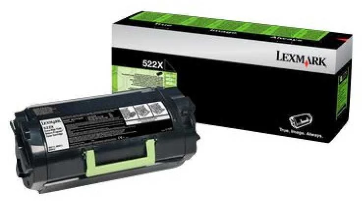 Lexmark 522X (52D2X00) Return, juoda kasetė