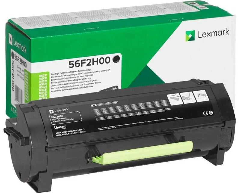 Lexmark 56F2H00 (056F2H00), Juoda kasetė