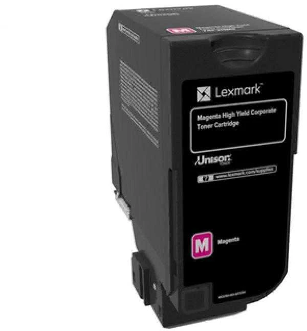 Lexmark 74C2HME tonerio kasetė Originalus Rausvai raudona 1 vnt
