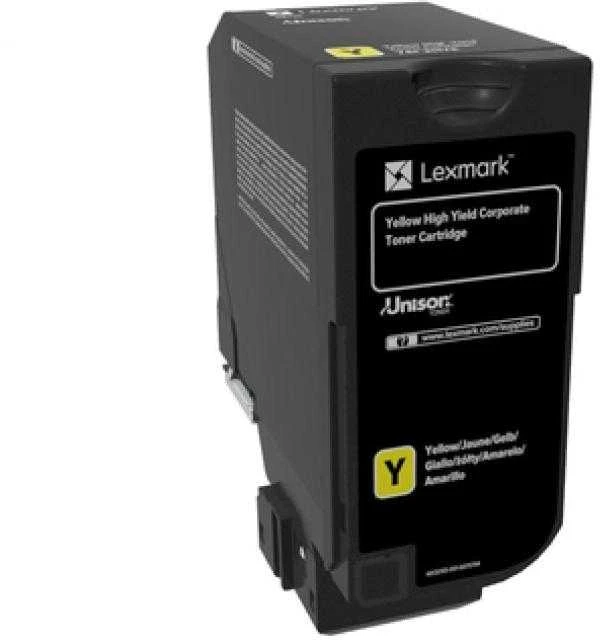 Lexmark 74C2HYE tonerio kasetė Originalus Geltona 1 vnt