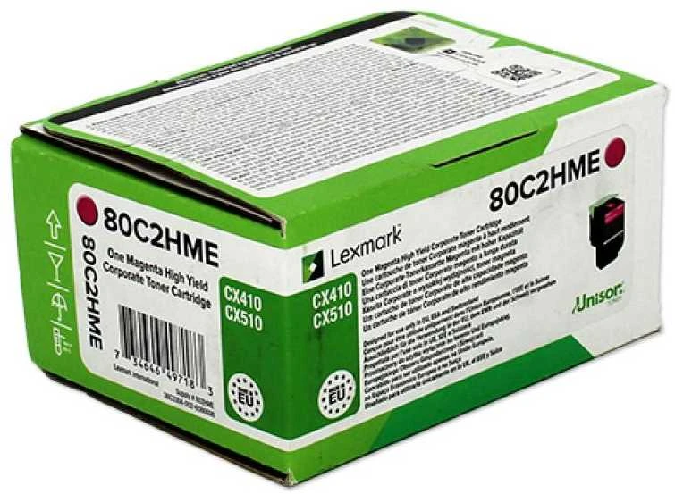 Lexmark 80C2HM0 kasetė, purpurinė, 3000 puslapių