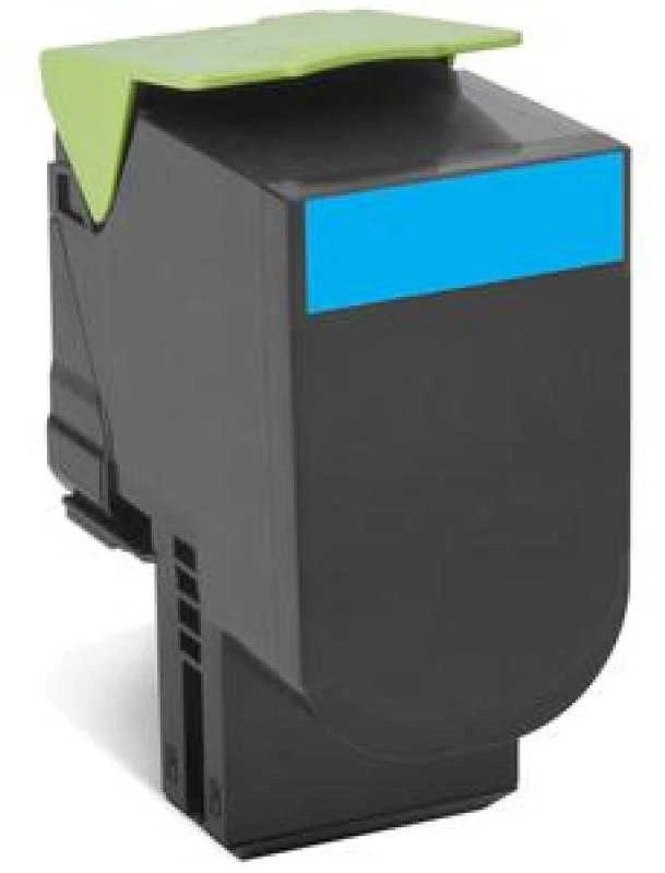 Lexmark 80C2XCE (802XC) Toneris kasetė, žalsvai mėlyna, 4000 puslapių