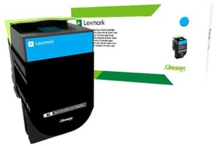 Lexmark 80C2XCE (802XC) Toneris kasetė, žalsvai mėlyna, 4000 puslapių