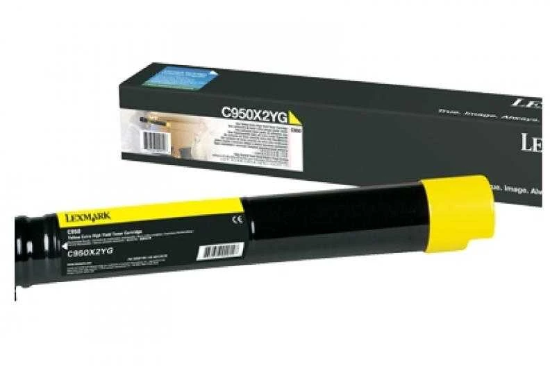 Lexmark C950X2YG kasetė, Geltona, 22000 puslapių