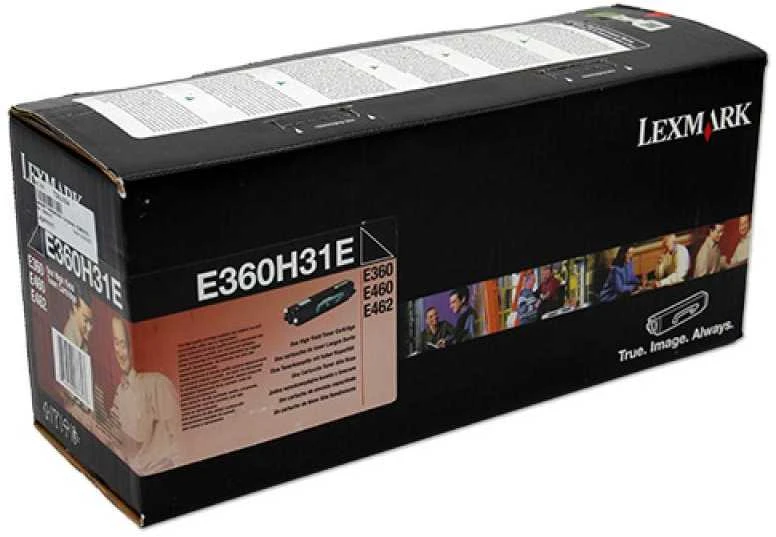 Lexmark E360H11E Cartridge, Juodas, 9000 pages