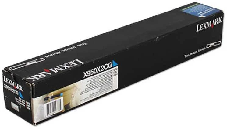 Lexmark X950X2CG | X95x Cyan Extra High Yield dažų kasetė (22K) | Kasetė | Žydra spalva