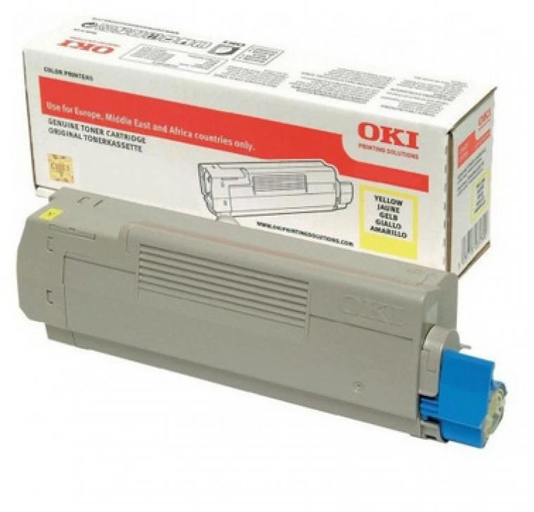 OKI 46471101 tonerio kasetė Originalus Geltona 1 vnt