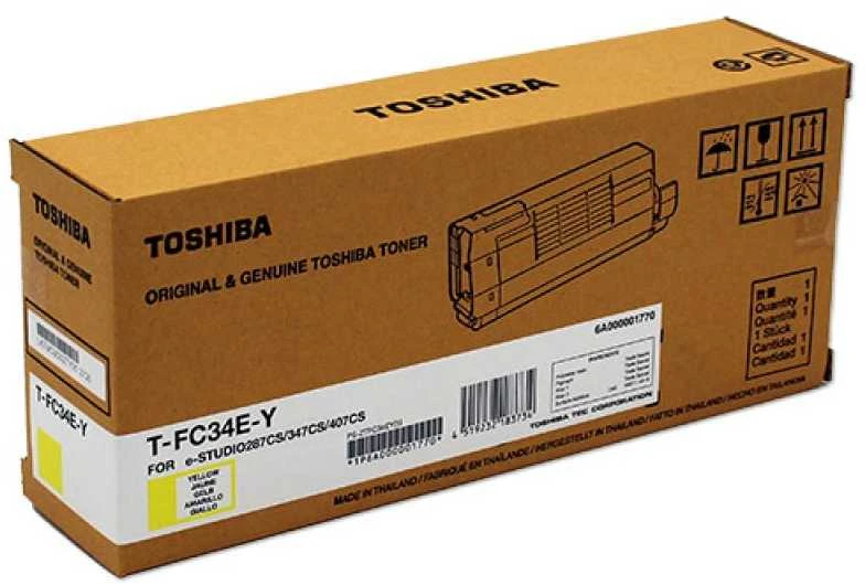 Toshiba T-FC34EY (6A000001525), geltona kasetė