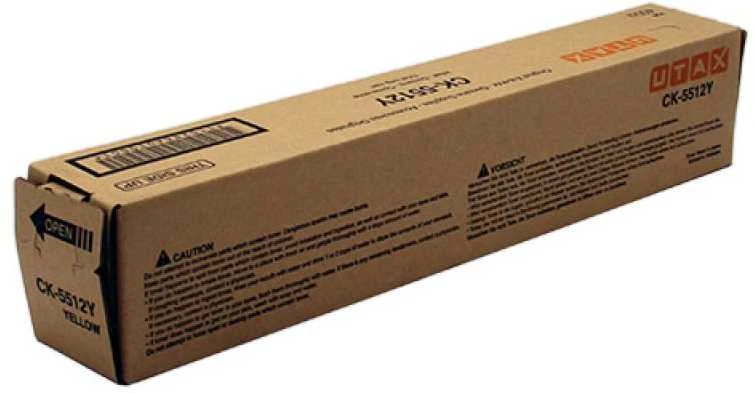 Triumph Adler CK-5512/ Utax CK5512Y (1T02R6AUT0/ 1T02R6ATA0), geltona kasetė