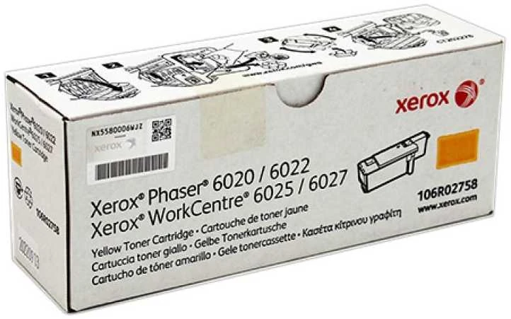 Xerox 106R02758 tonerio kasetė Originalus Geltona 1 vnt