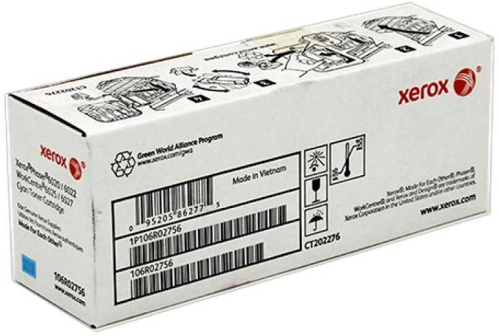 Xerox Phaser 6020/ WC6027/ 6022 Not DMO (106R02756), žydra kasetė