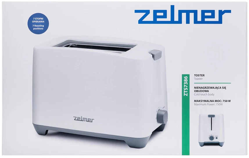 Zelmer ZTS7386 skrudintuvas 2 riekelės(-ių) 750 W Baltas