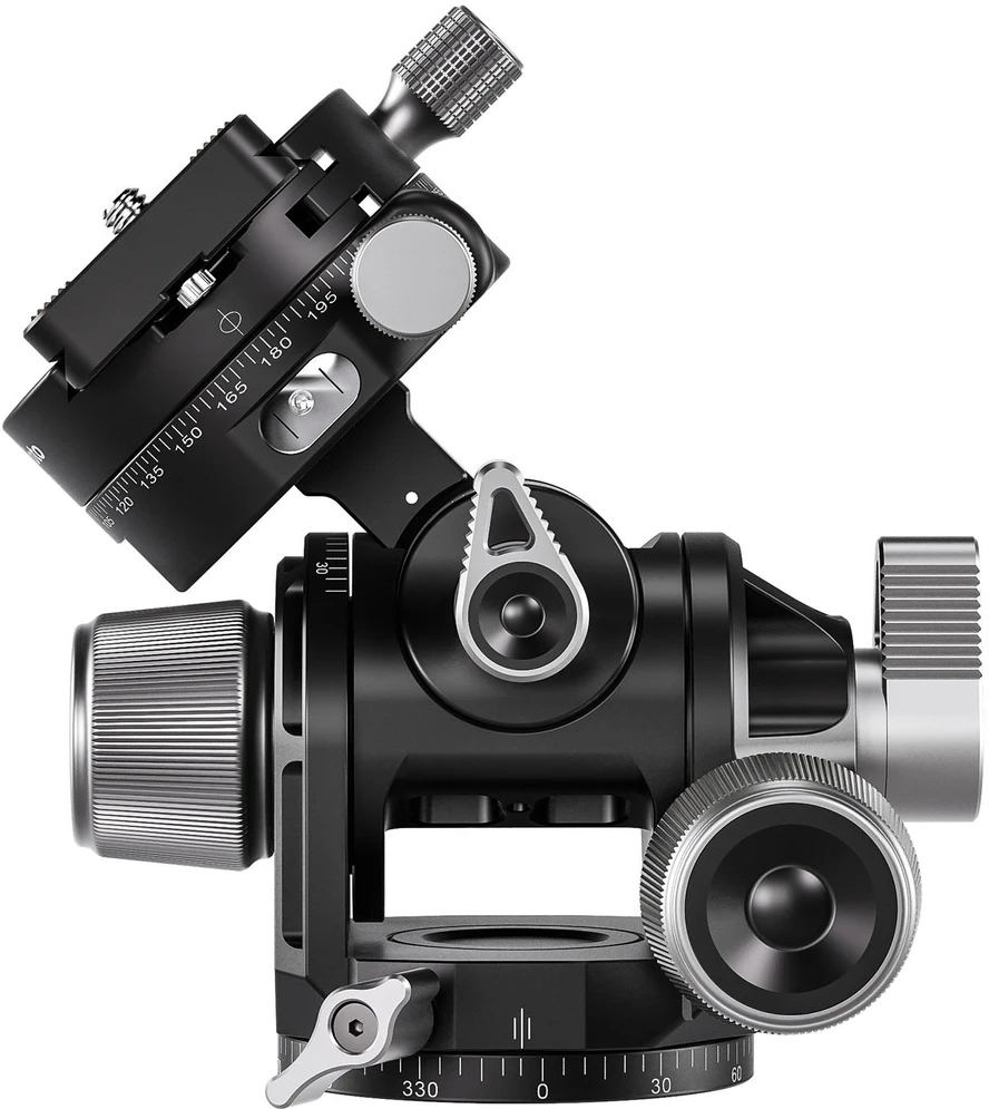 Trikojinės galvutės - Leofoto G4 Pro 3-Axis Geared 20kg Aluminum