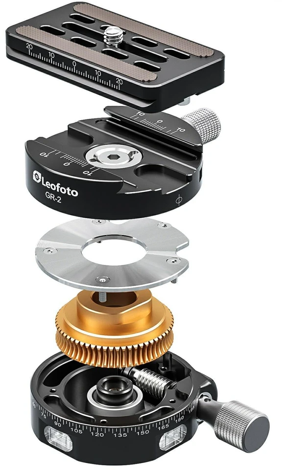 Trikojinės galvutės - Leofoto G4 Pro 3-Axis Geared 20kg Aluminum