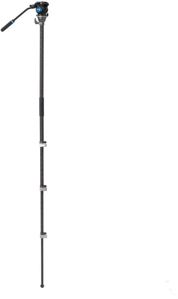 Trikojis - Benro Rhino 14C+S2PRO Anglies pluošto vaizdo trikojis su skysčiu galvute