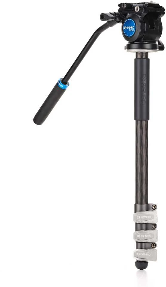 Trikojis - Benro Rhino 14C+S2PRO Anglies pluošto vaizdo trikojis su skysčiu galvute
