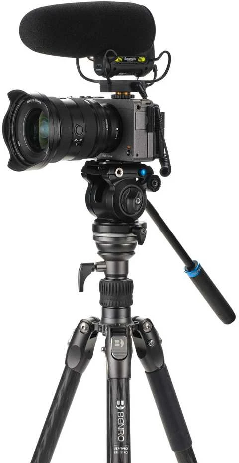 Trikojis - Benro Rhino 14C+S2PRO Anglies pluošto vaizdo trikojis su skysčiu galvute