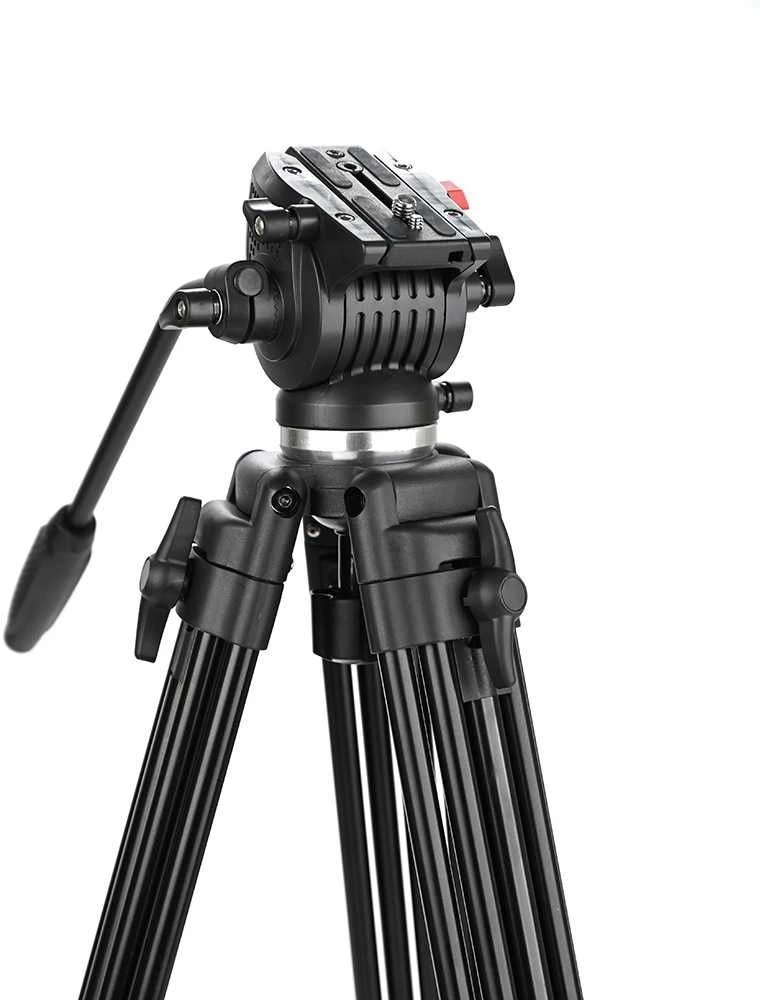 Trikojis - Caruba Videostar 177 Pro Skysčio Galvutė Stovas iki 4kg 80-180cm Juoda