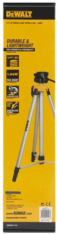 DeWalt trikojis stovas DE0881T-XJ 1/4" 0,75-1,84m