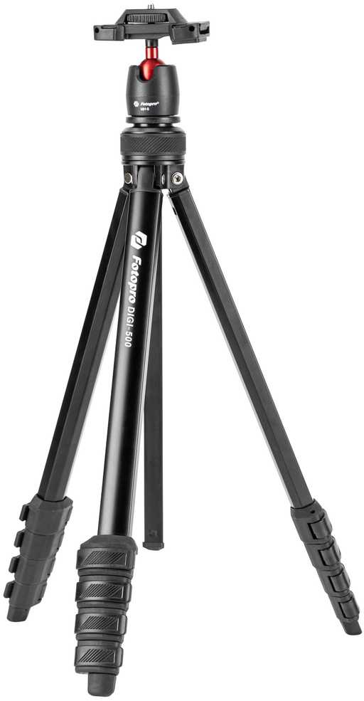 Trikojis - Fotopro DIGI-500 161.5cm 3kg Talpa Juodas