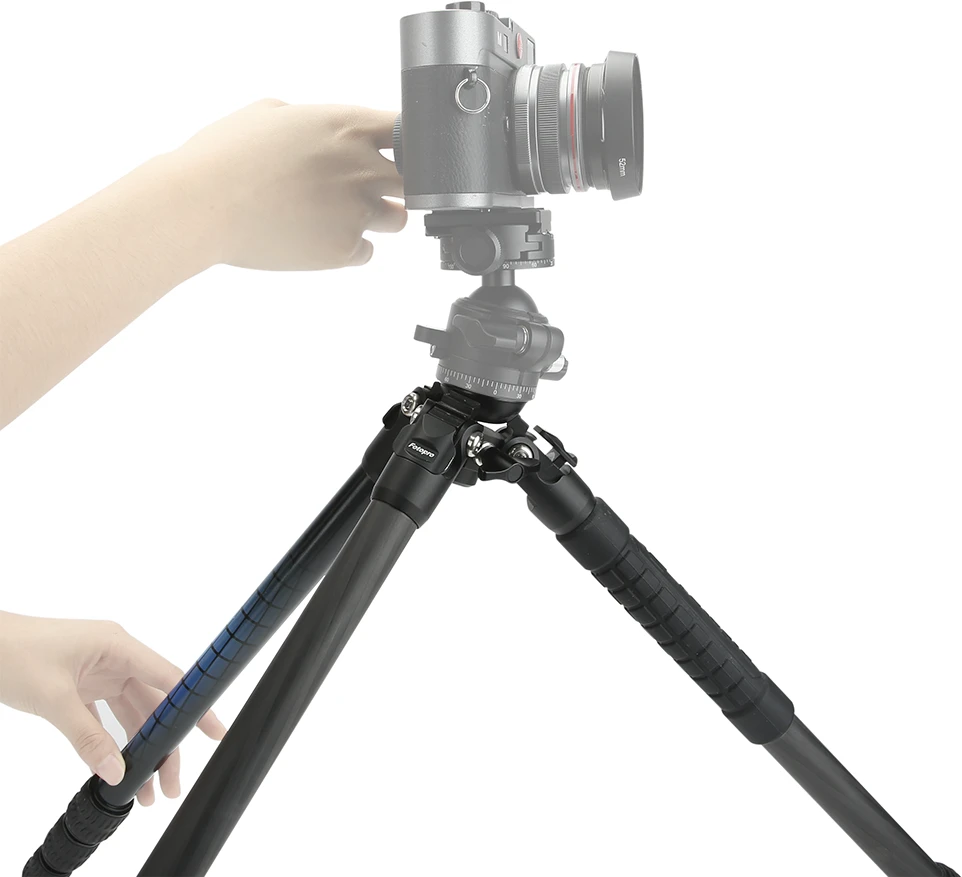 Trikojis - Fotopro P 4 Anglies 4-Skyrių 1030g 8kg 1265mm Juodas