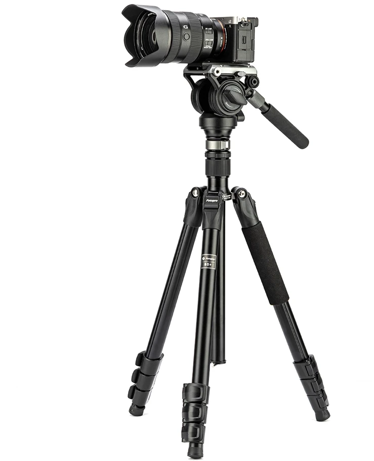 Vaizdo Įrangos Trikojis - Fotopro S5i Pro Skysčio Galvutė, Aliuminis, 5kg, 162,5 cm, 62 cm