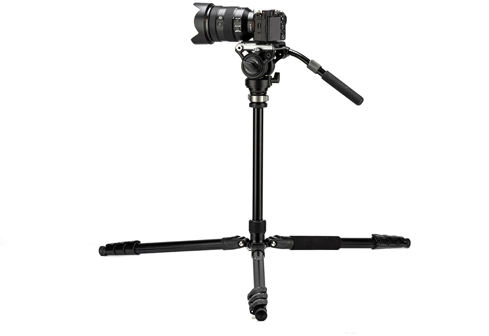 Vaizdo Įrangos Trikojis - Fotopro S5i Pro Skysčio Galvutė, Aliuminis, 5kg, 162,5 cm, 62 cm
