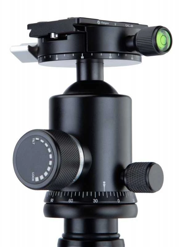 Trikojis Fotopro X-65C su rutuline galva FPH-62R (Juodas)