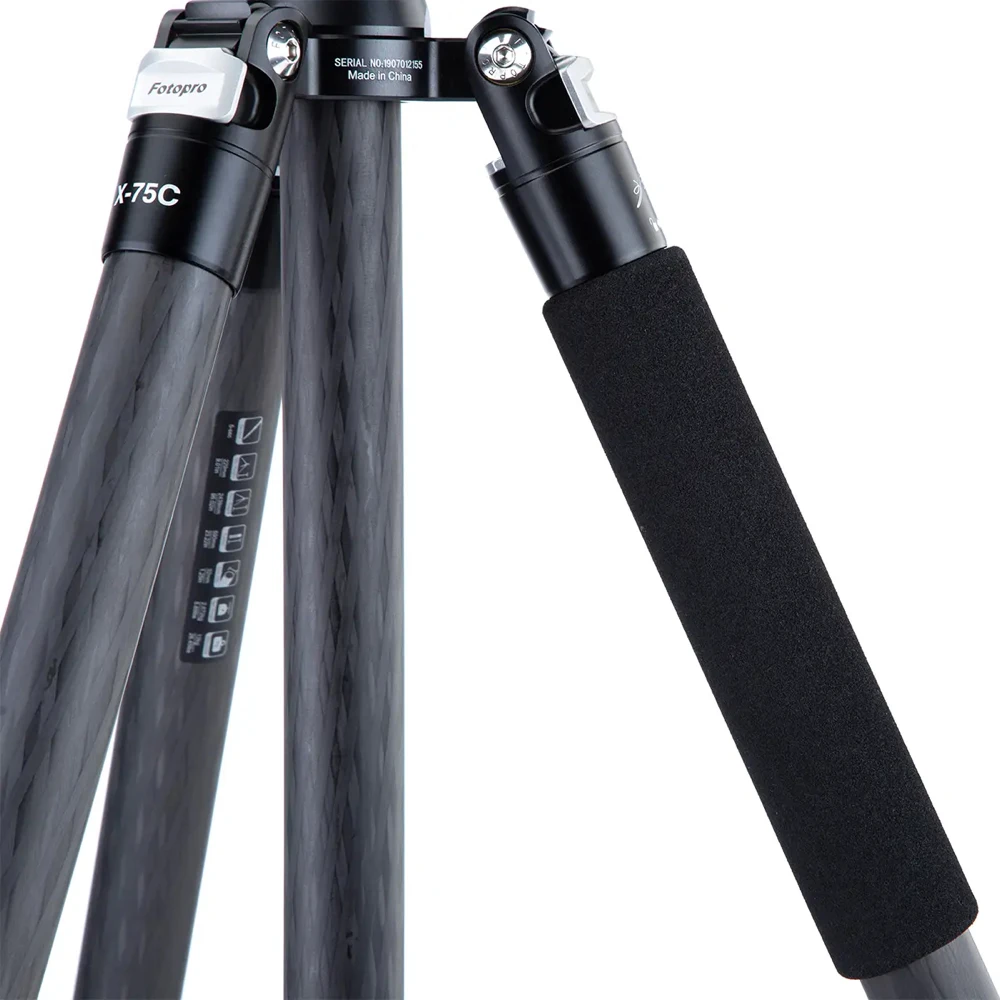 Fotoaparato Trikojis - Fotopro X 75C + 72Q Anglies Pluošto Rinkinys 229–2 439 mm 12 kg 1,27 kg