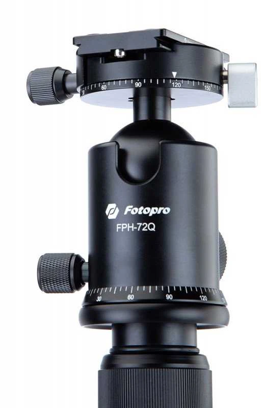 Trikojis Fotopro X-75C su rutuline galva FPH-72Q (Juodas)