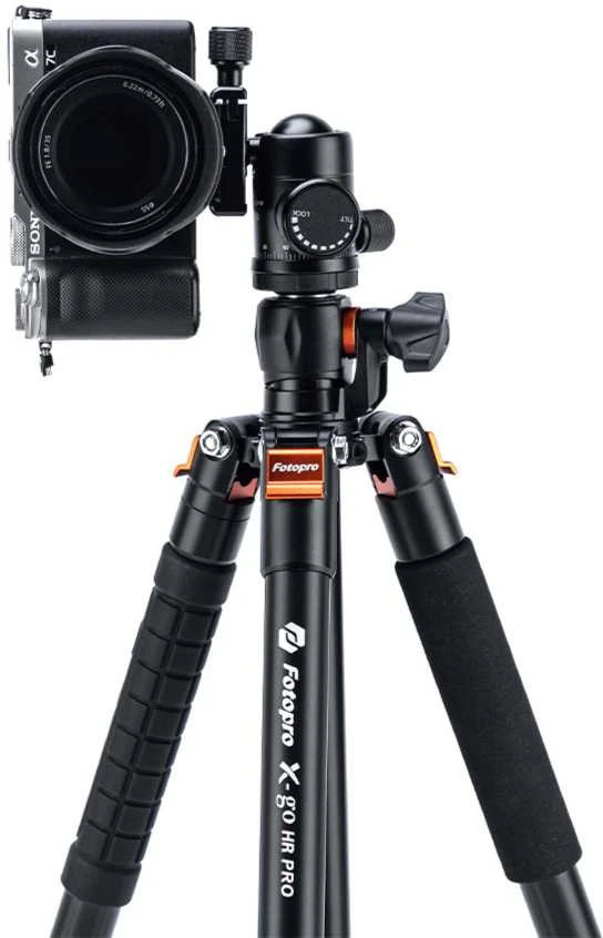 Trikojis Fotopro X-go HR Pro su FPH-52Q rutuline galva (Juodas)