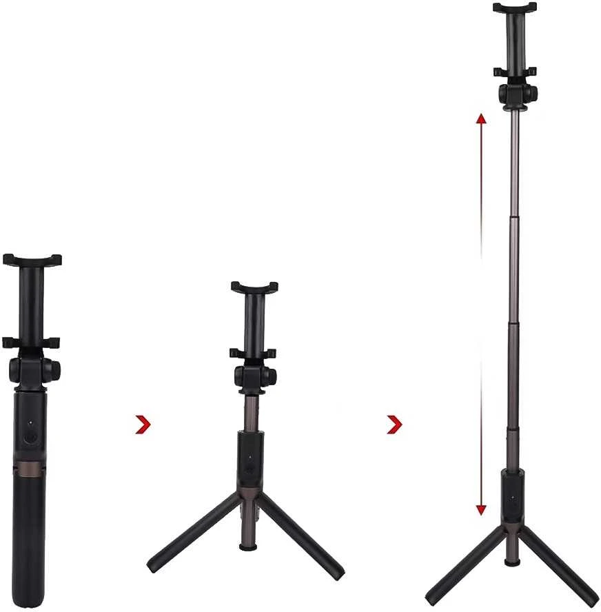 Trikojis Stovas - Apexel APL-D3 Mini su Bluetooth Nuotolinio Valdymo 25-55 cm Aukščio